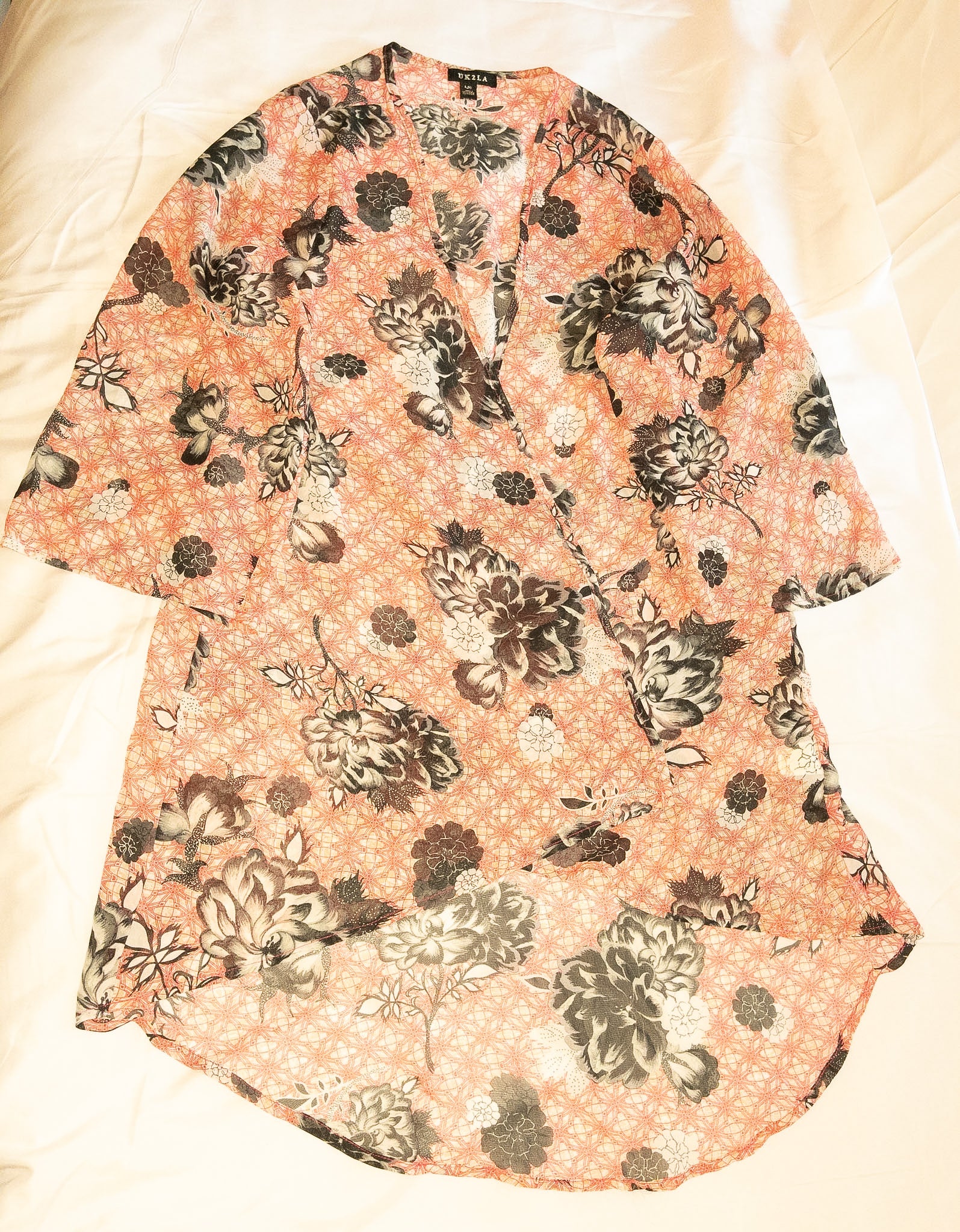 Tapado estampado manga 3/4 marca UK2LA talla L