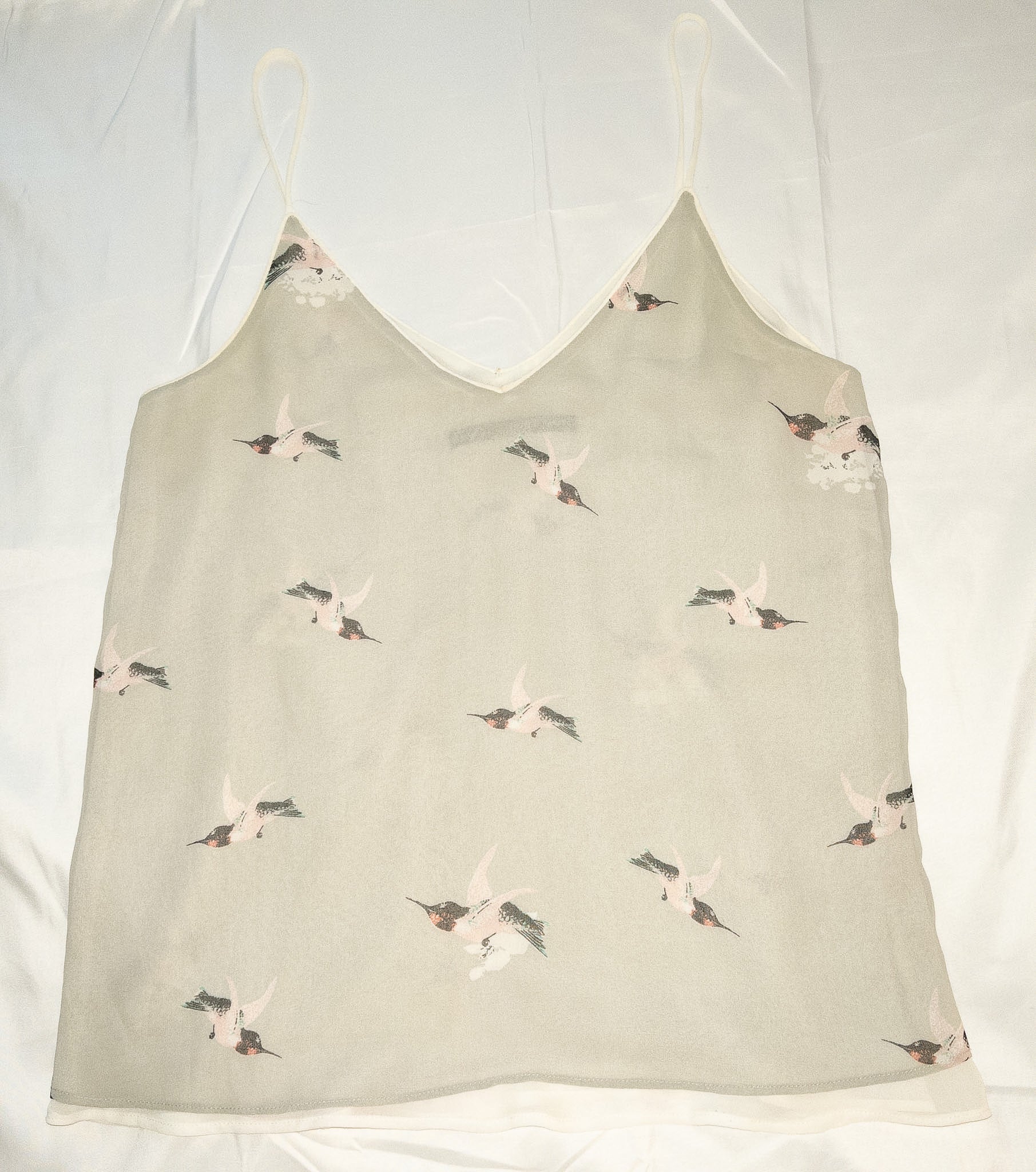 Polera estampada marca Zara talla M