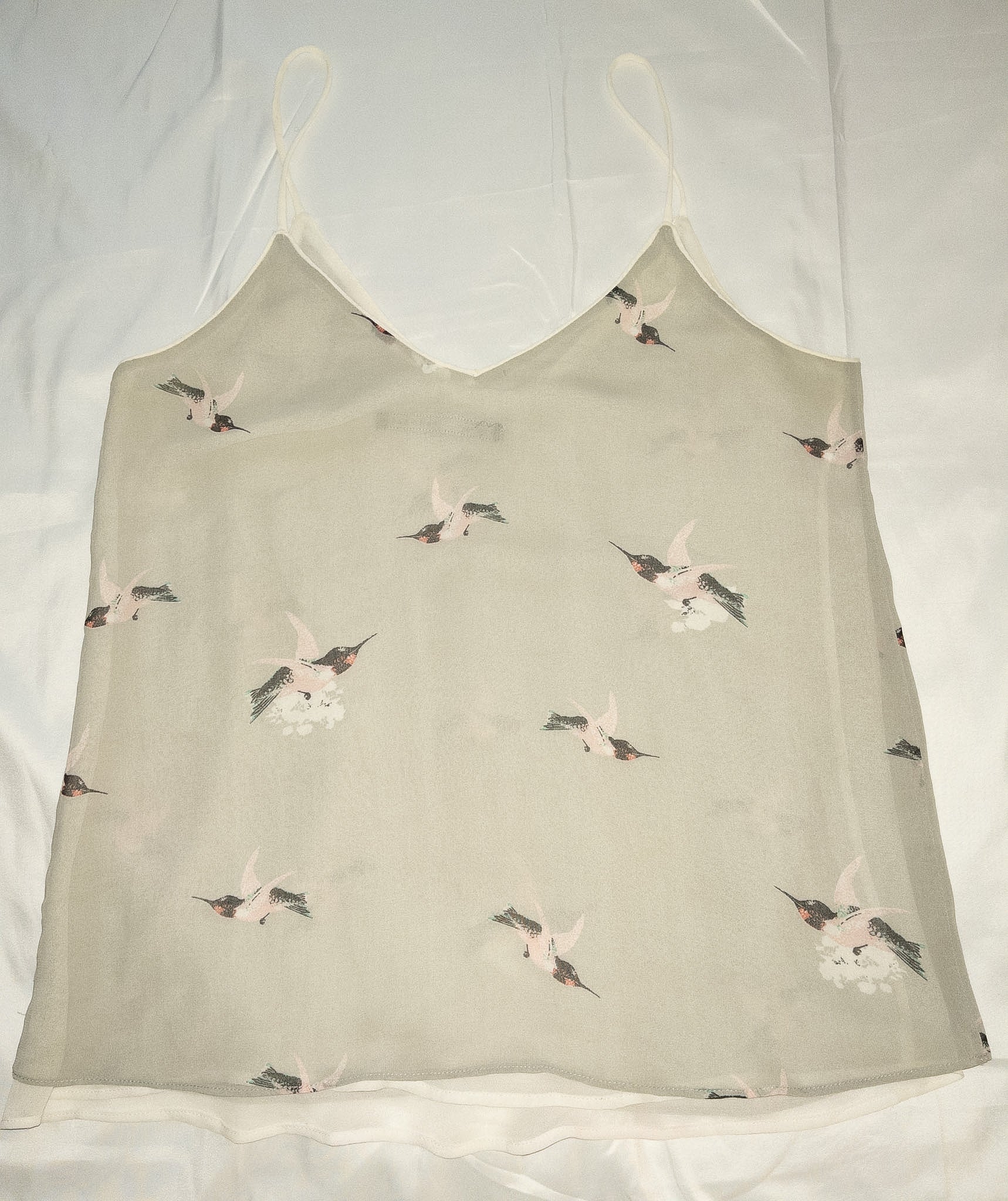 Polera estampada marca Zara talla M