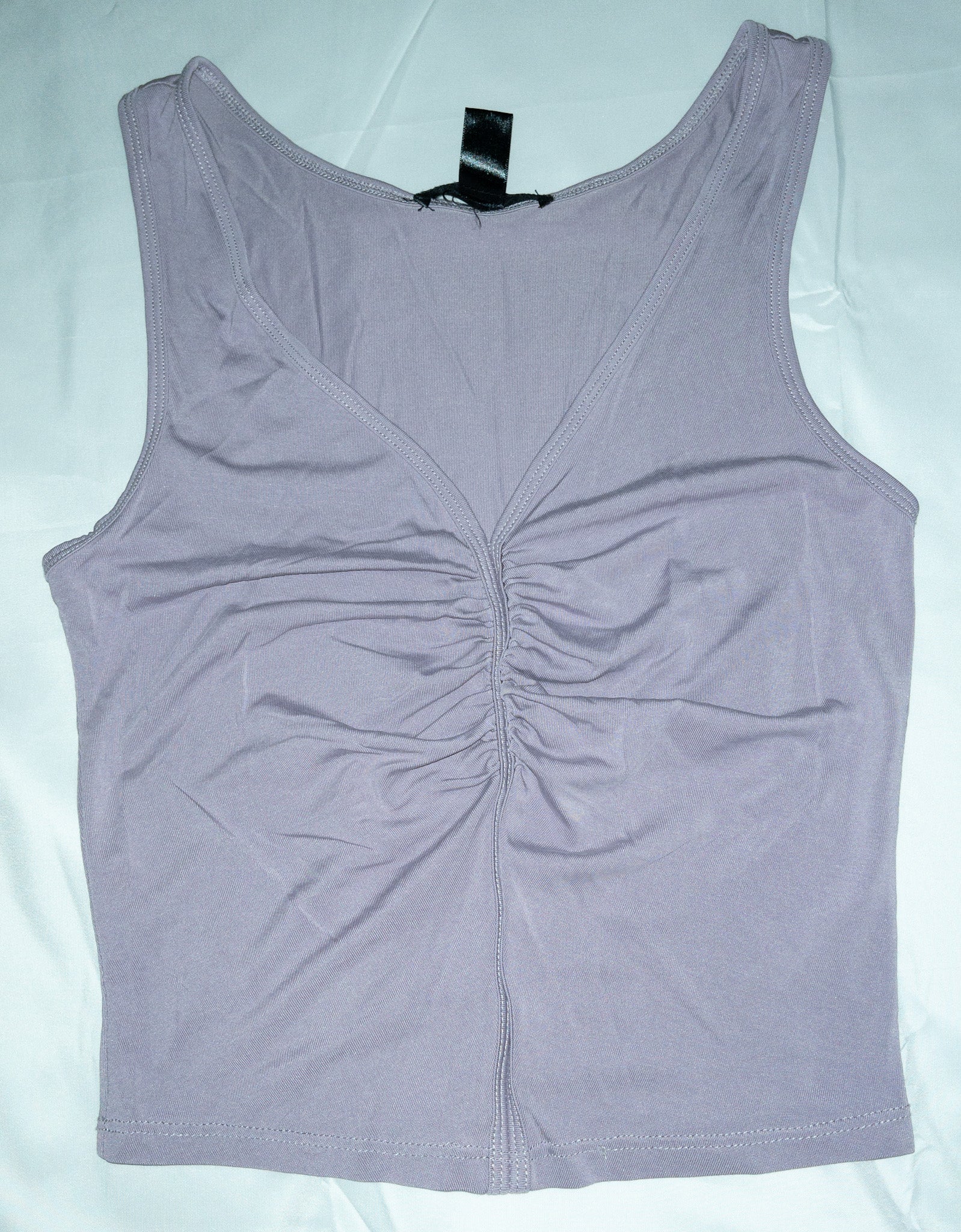 Polera sin mangas morada marca Streetwear Society talla M