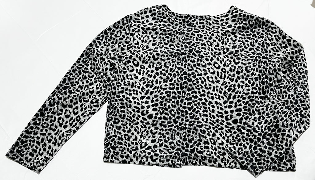 Polera estampada animal print manga larga marca Options