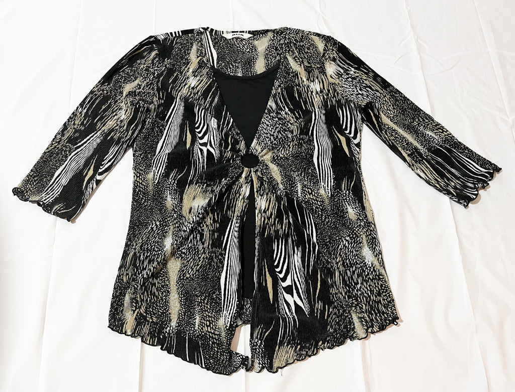 Blusa estampada marca Alia talla M