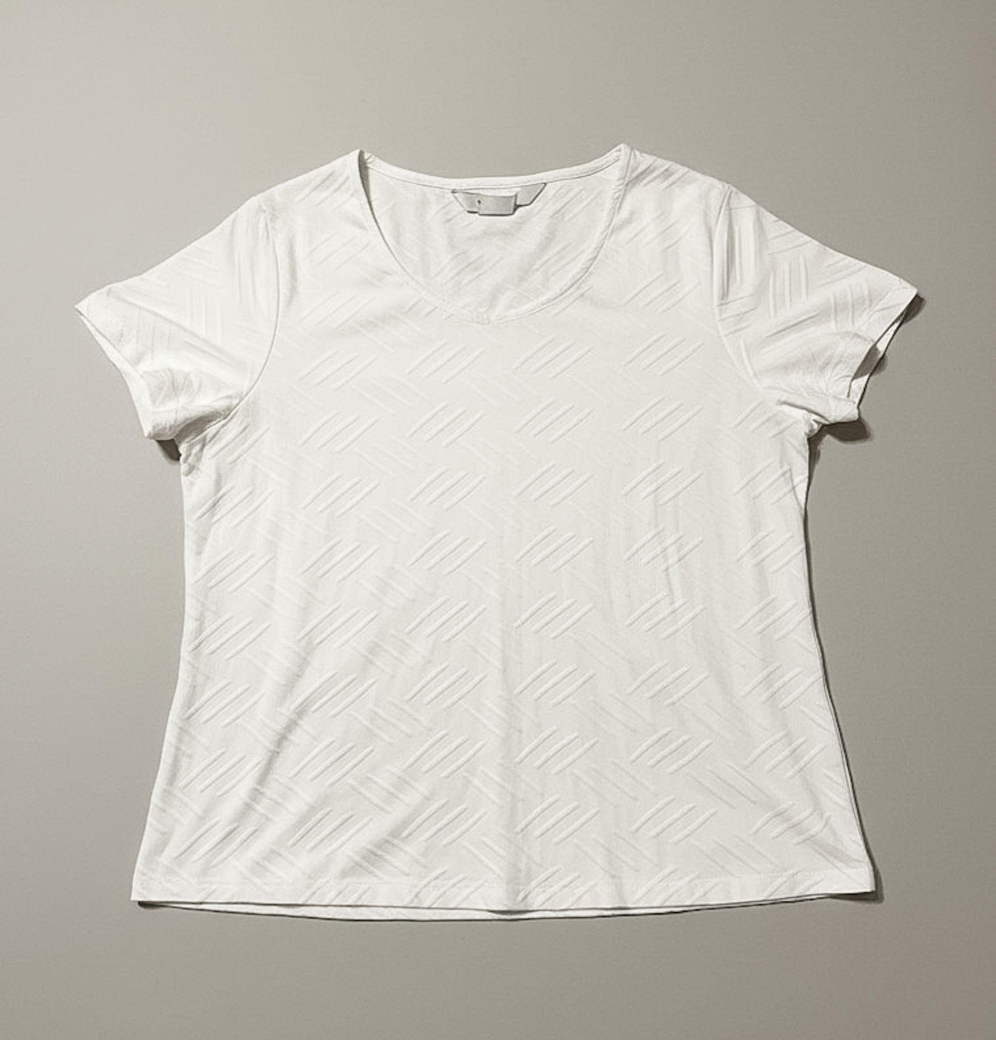 Polera manga corta color blanco marca Tanjay talla S