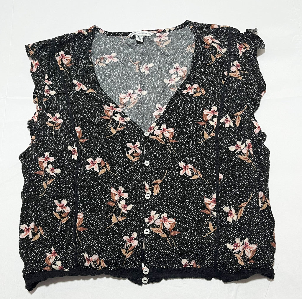 Polera estampada marca American Eagle talla XL