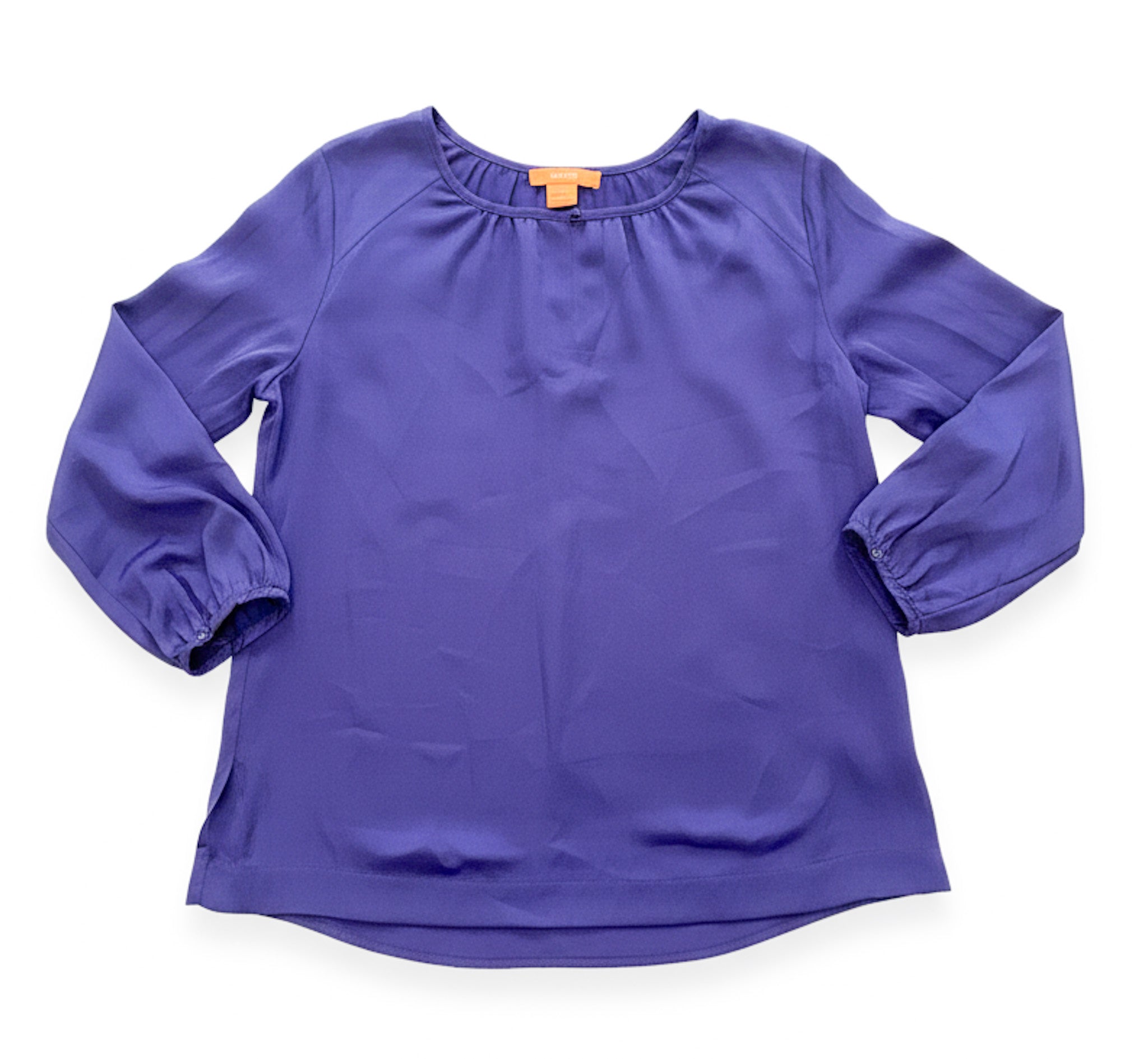 Blusa manga larga color morado marca Joe talla L