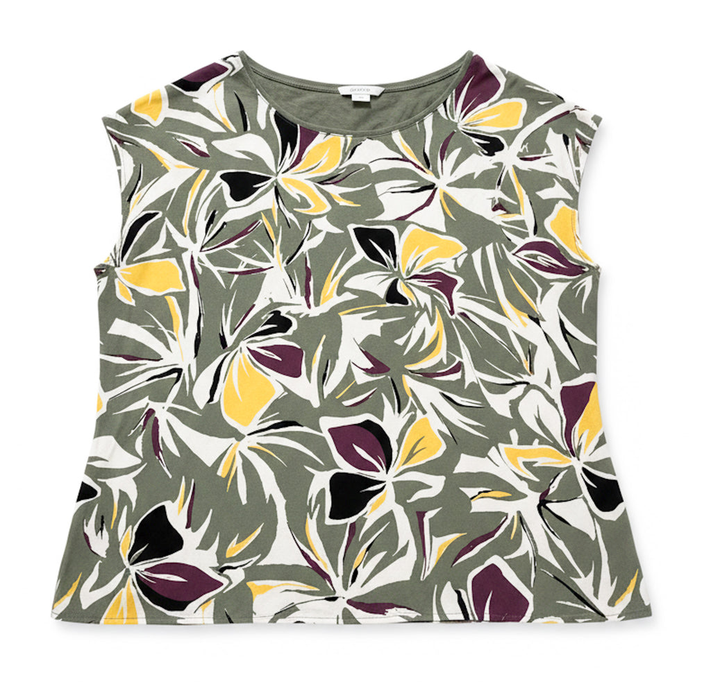 Polera sin mangas estampada marca Reitmans talla XL