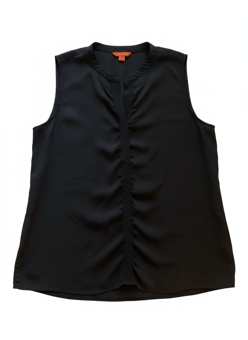 Blusa sin mangas color negro marca Joe Fresh talla L