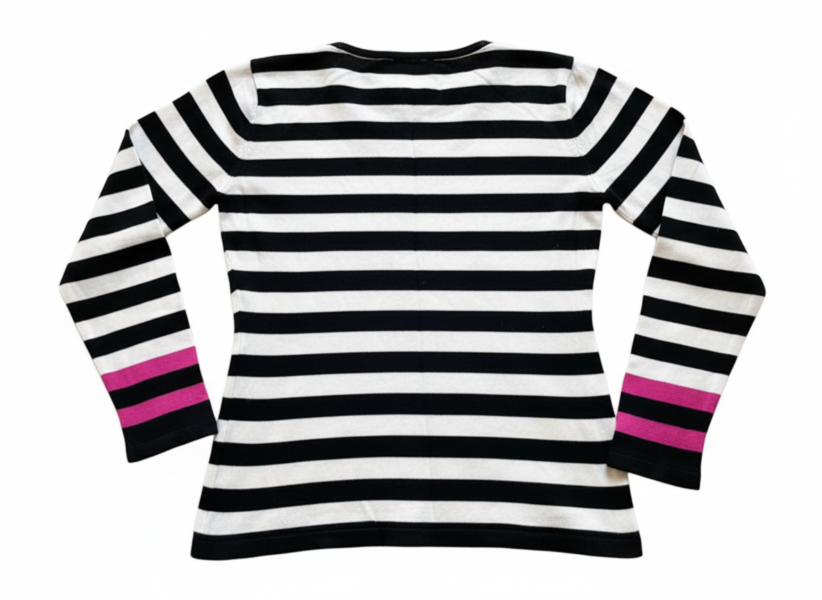 Suéter estampado a rayas marca My Jewellery talla S/M