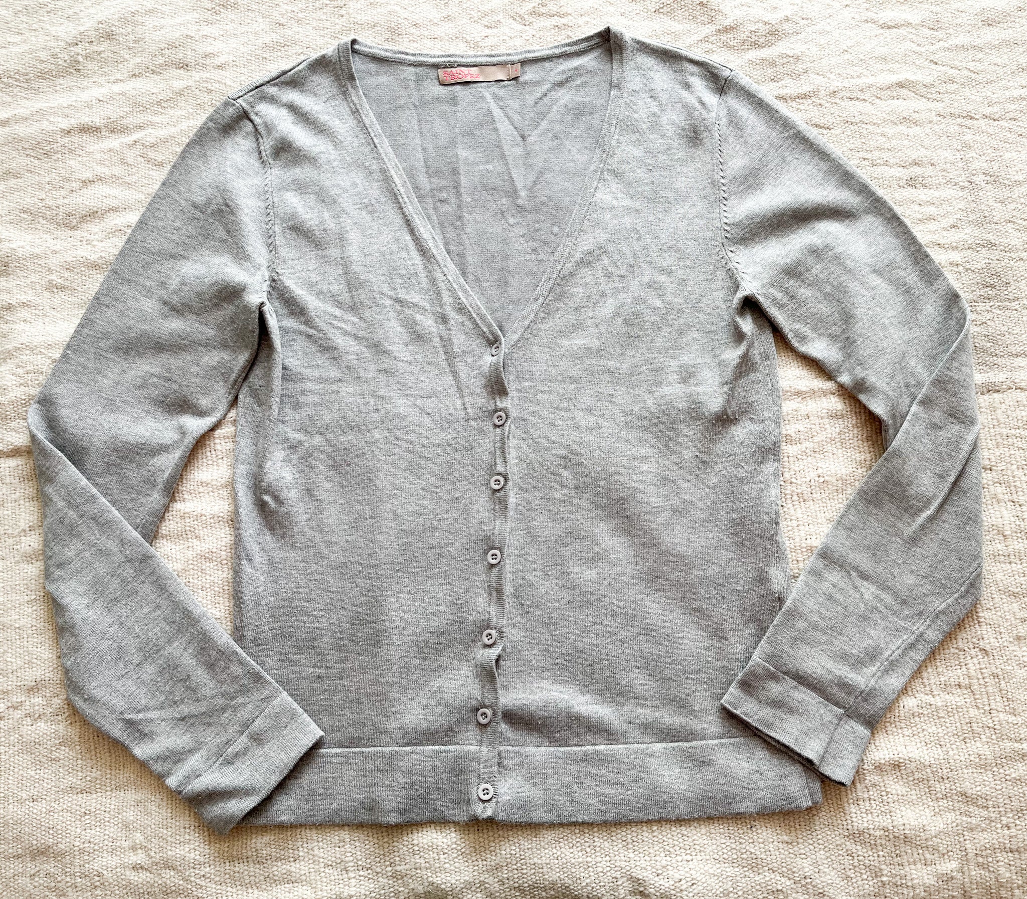 Chaleco gris marca Saint Tropez talla M