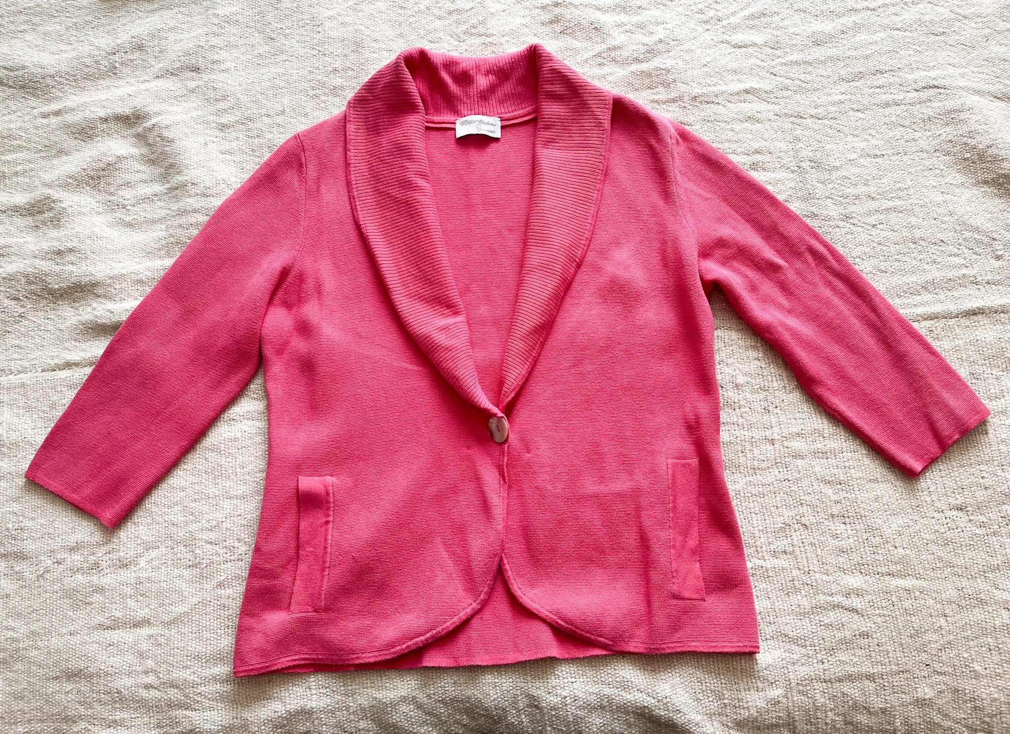 Chaleco fucsia marca Peter Hahn talla S